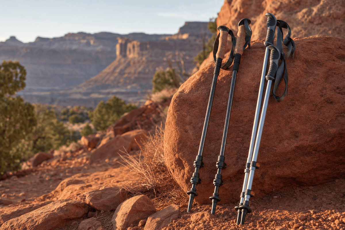 Carbon Fiber vs. Aluminum Trekking Poles: Which Should You Actually Buy? - Corkscrew Kid