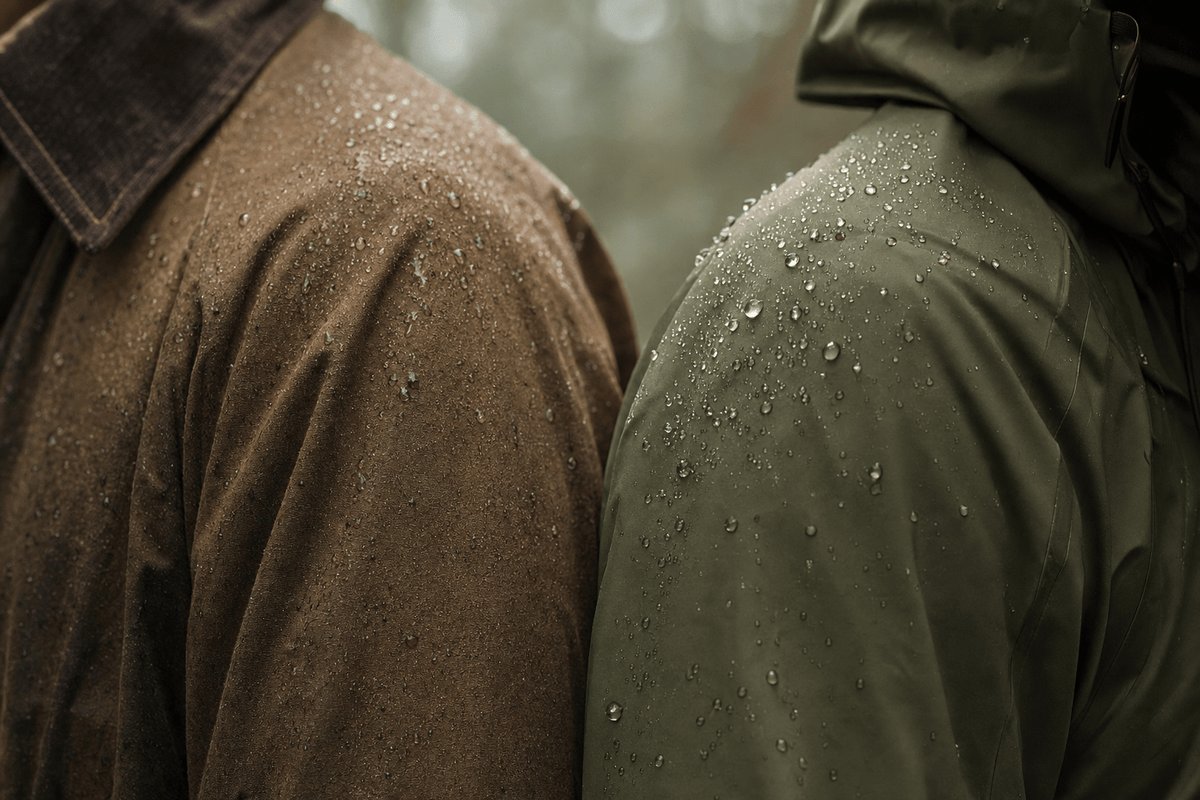 How Waterproofing Actually Works: DWR, Membranes, and Waxed Canvas Explained - Corkscrew Kid