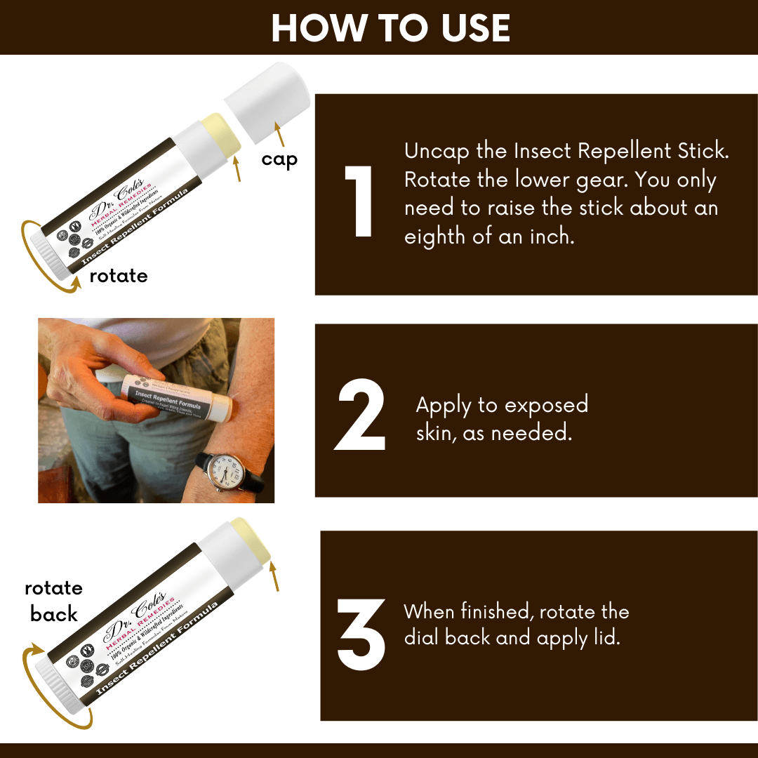 15 - Dr. Cole's Insect Repellent Stick - Corkscrew Kid