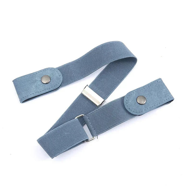 2024 Canvas Adjustable Elastic Waist Band Invisible Belt Buckle-Free Belts for Women Men Jean Pants Dress No Buckle Easy To Wear - Corkscrew Kid