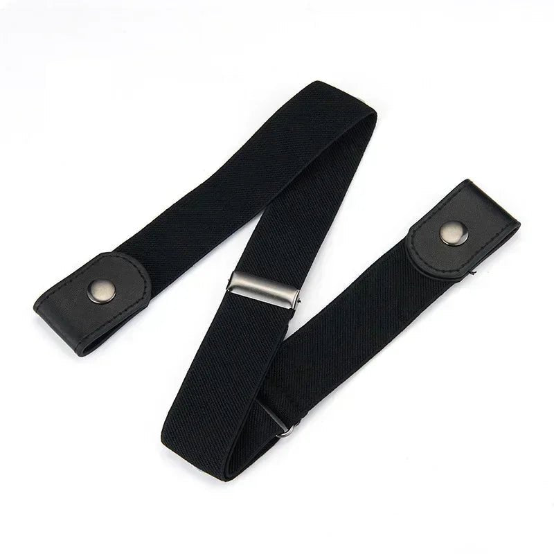 2024 Canvas Adjustable Elastic Waist Band Invisible Belt Buckle-Free Belts for Women Men Jean Pants Dress No Buckle Easy To Wear - Corkscrew Kid
