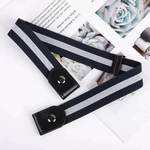 2024 Canvas Adjustable Elastic Waist Band Invisible Belt Buckle-Free Belts for Women Men Jean Pants Dress No Buckle Easy To Wear - Corkscrew Kid