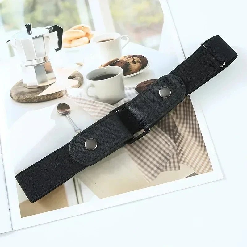 2024 Canvas Adjustable Elastic Waist Band Invisible Belt Buckle-Free Belts for Women Men Jean Pants Dress No Buckle Easy To Wear - Corkscrew Kid