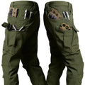 2026 Men Winter Waterproof Climbing SkiingTrekking Fleece Fishing Tactical Sharkskin Cargo Pants Jackets Camping Hiking Trousers - Corkscrew Kid