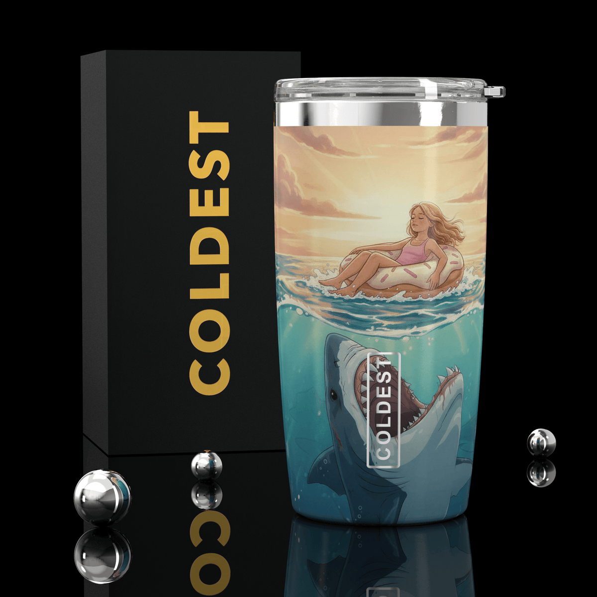 Coldest 20 oz Tumbler v2 - Corkscrew Kid