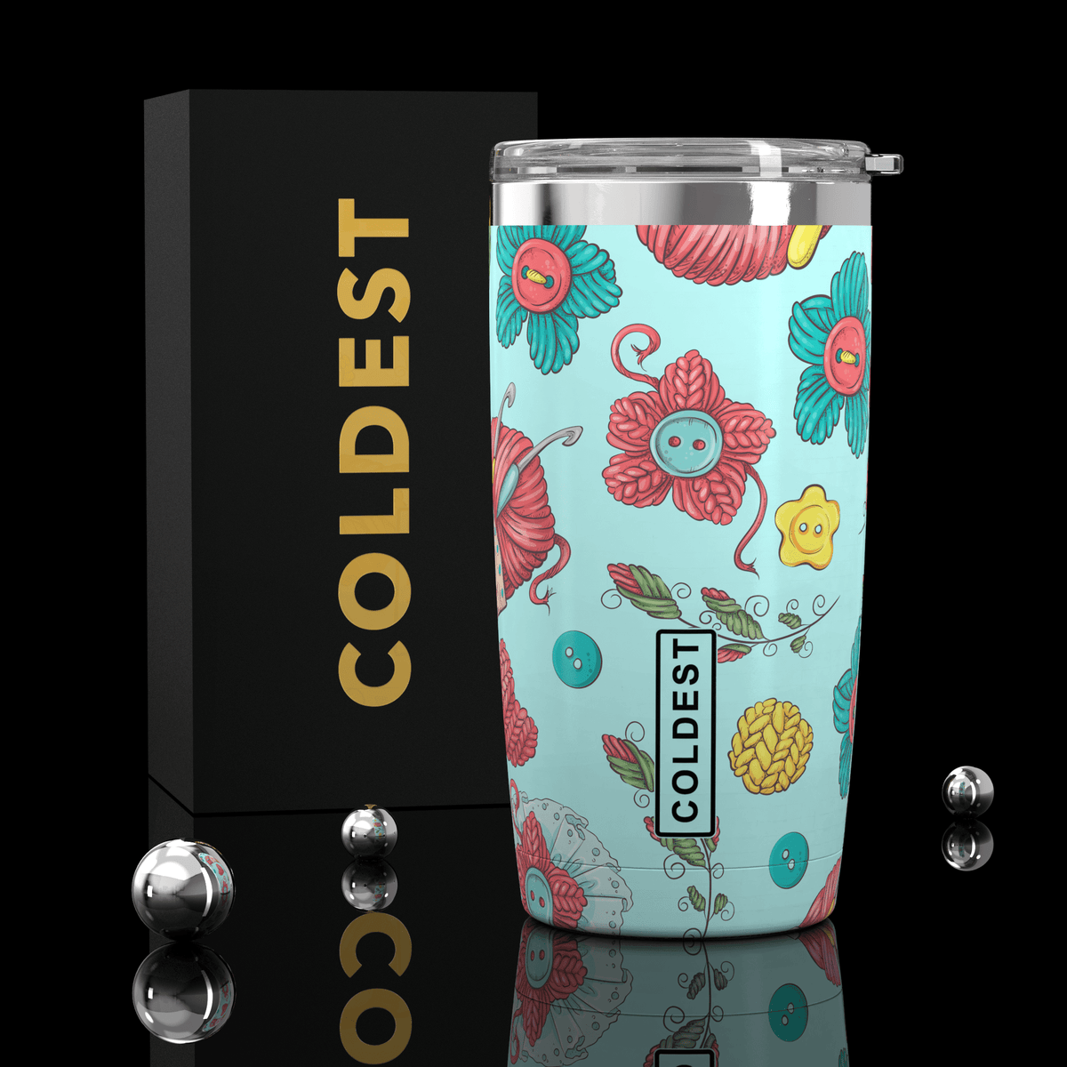 Coldest 20 oz Tumbler v2 - Corkscrew Kid
