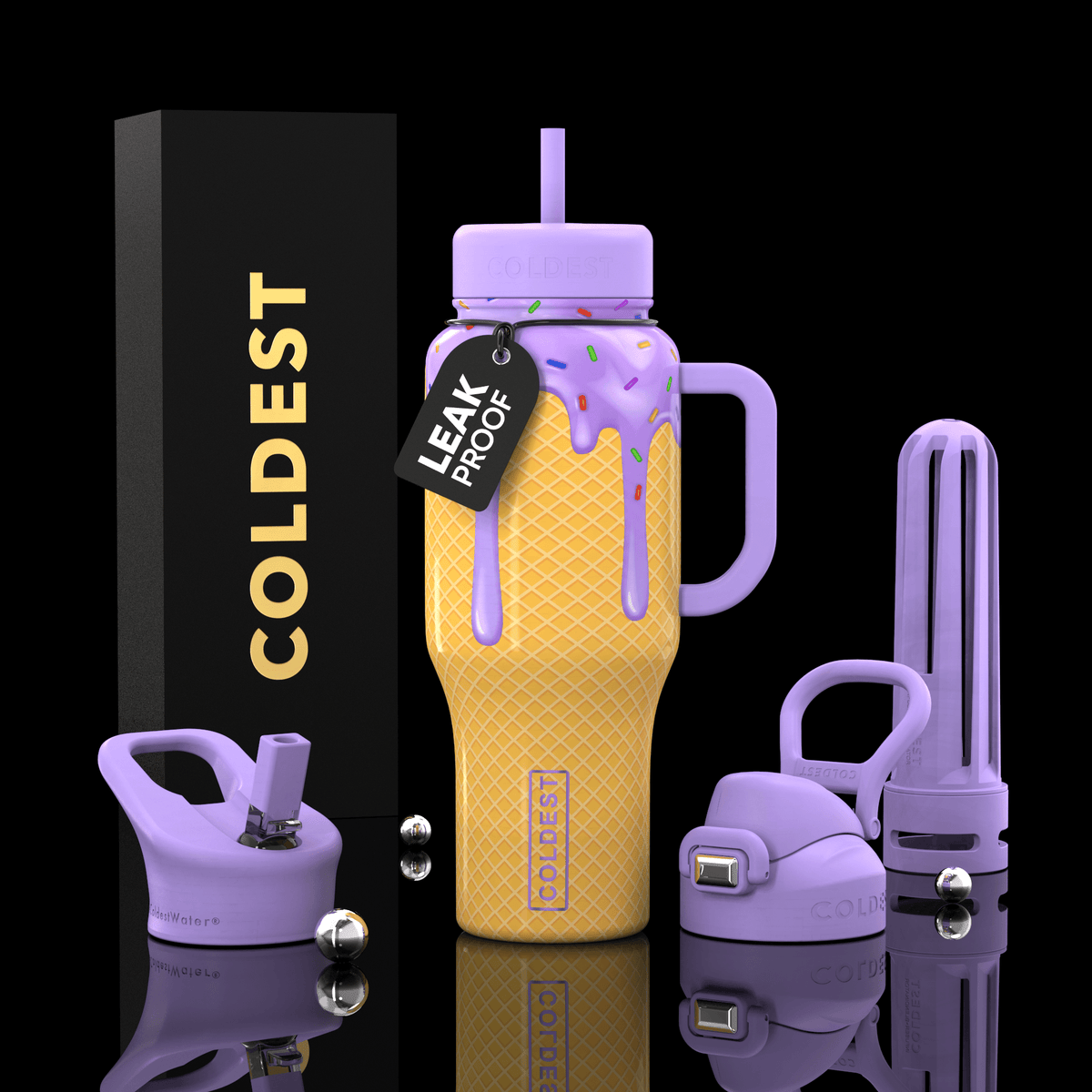 COLDEST 36oz Limitless Ultra v8 - Corkscrew Kid