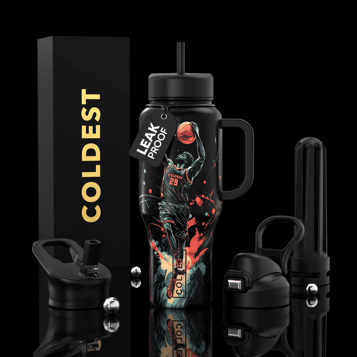 COLDEST 36oz Limitless Ultra v8 - Corkscrew Kid