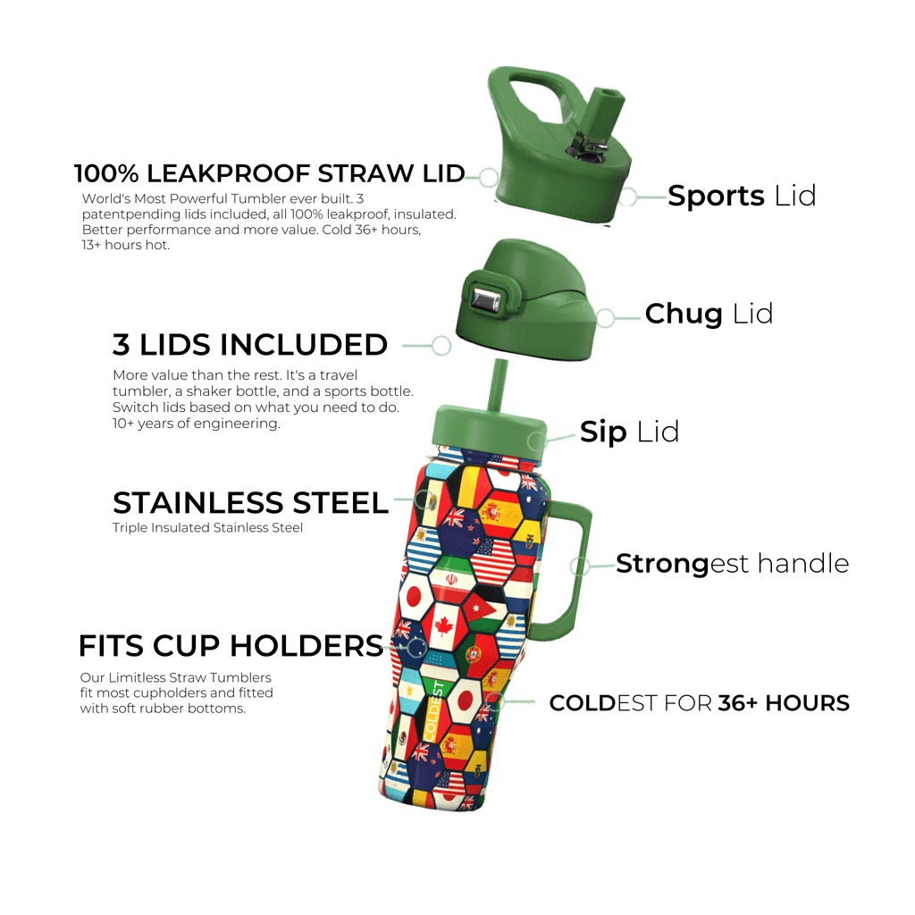 COLDEST 46oz Limitless Ultra v8 - Corkscrew Kid