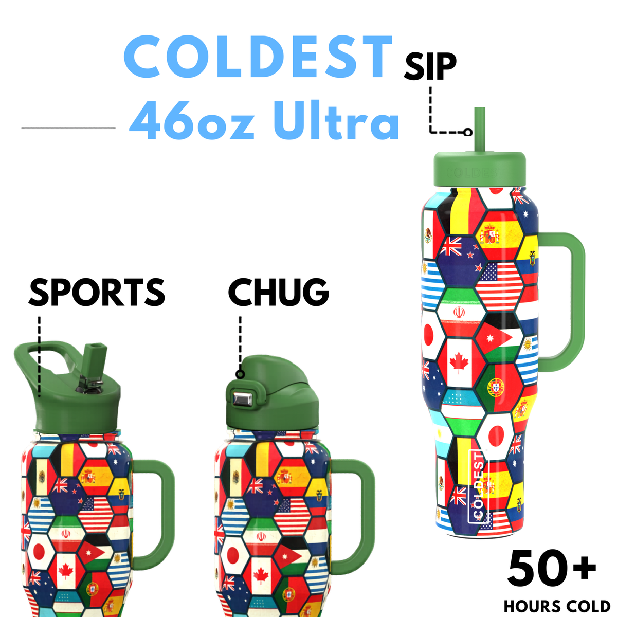 COLDEST 46oz Limitless Ultra v8 - Corkscrew Kid
