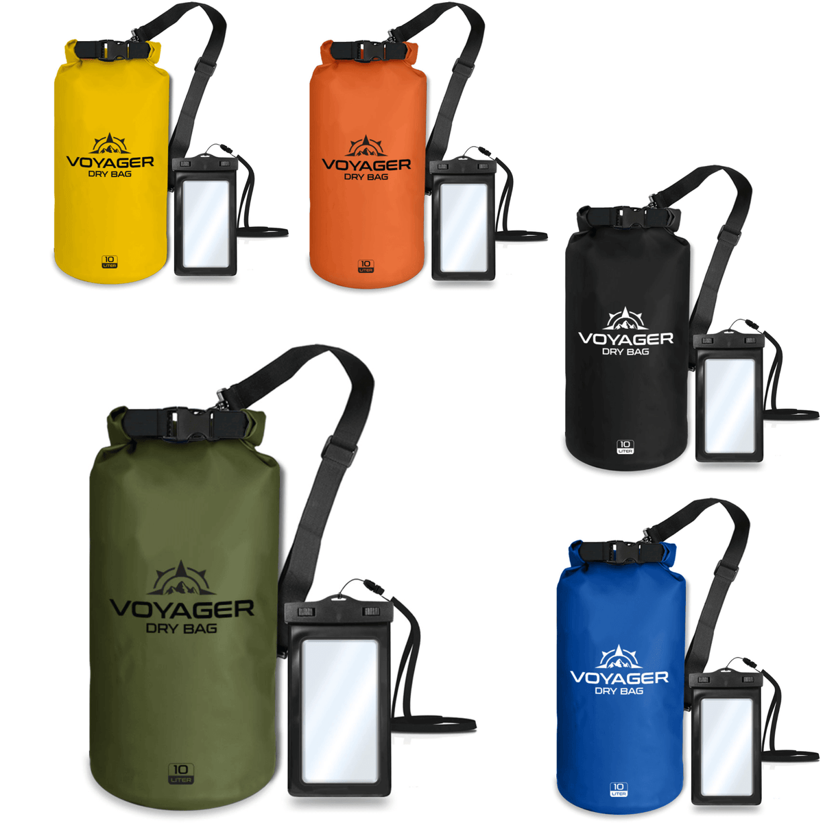 EcoGear FX Voyager Waterproof 10L Dry Bag - Corkscrew Kid