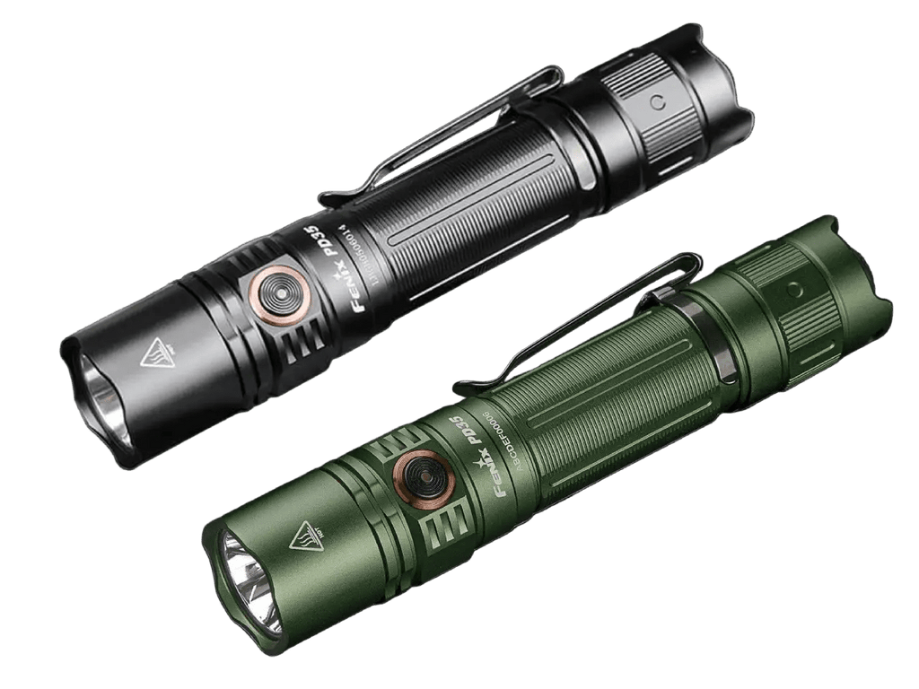 Fenix PD35 V3.0 Everyday Carry Flashlight - 1700 Lumens - Corkscrew Kid