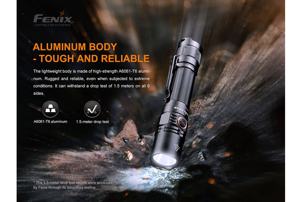 Fenix PD35 V3.0 Everyday Carry Flashlight - 1700 Lumens - Corkscrew Kid