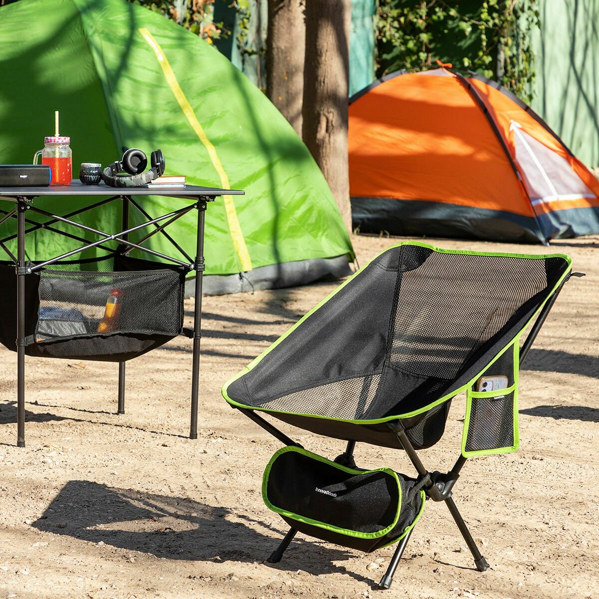 Foldable Camping Chair Folstul InnovaGoods - Corkscrew Kid
