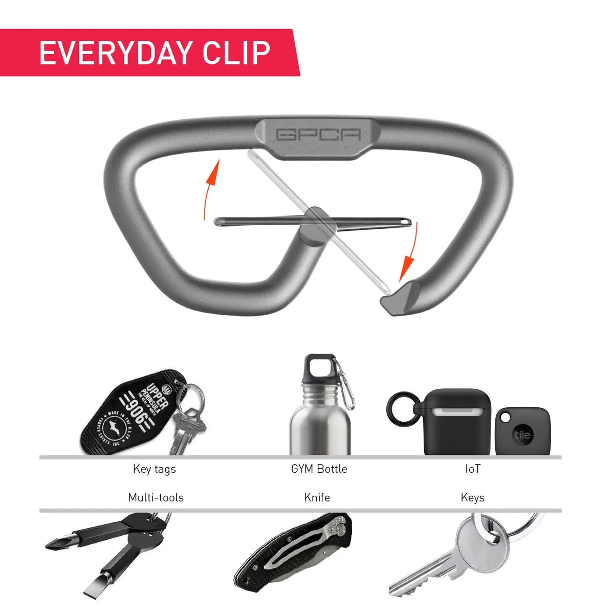 GPCA Carabiner Loop LITE - Corkscrew Kid
