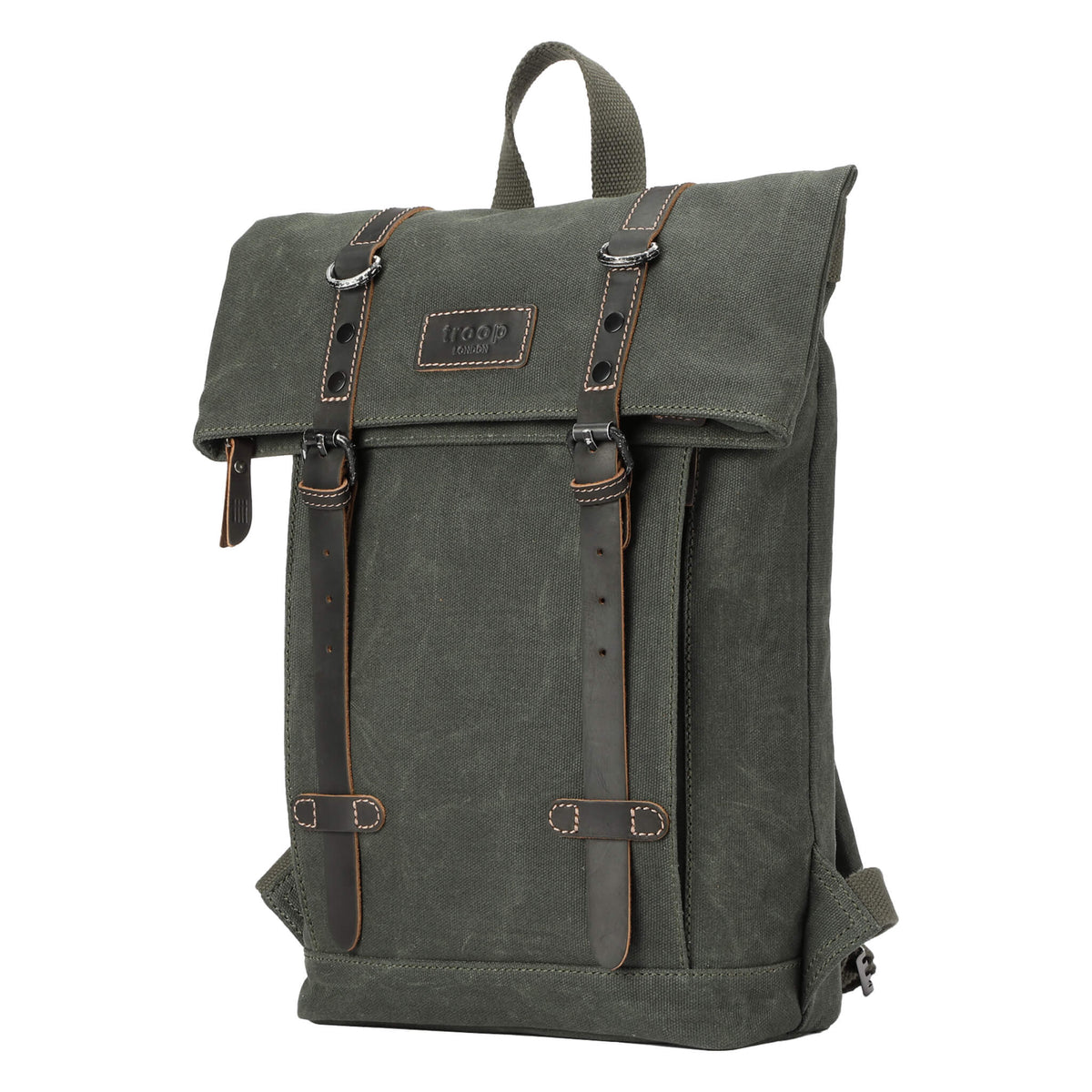 Heritage Small Waxed Canvas Backpack | TRP0425S - Corkscrew Kid