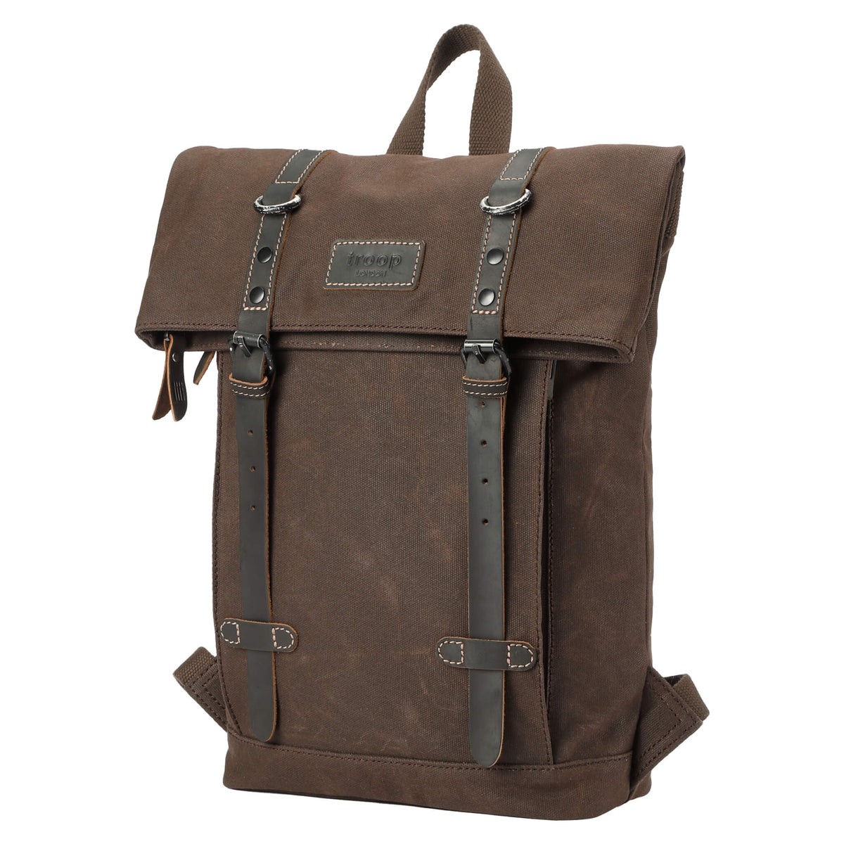Heritage Small Waxed Canvas Backpack | TRP0425S - Corkscrew Kid