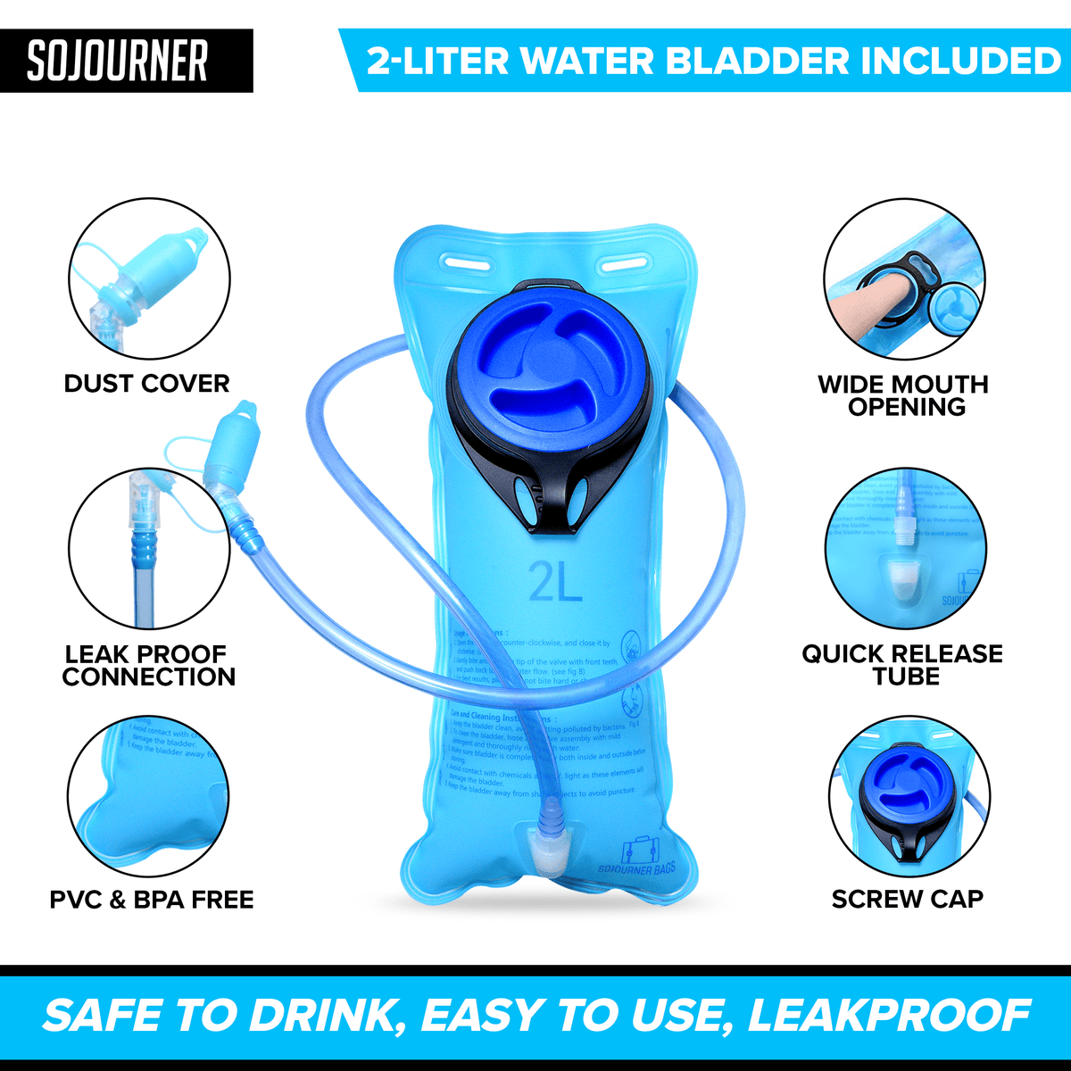 Hydration Pack Backpack (Medium) - Corkscrew Kid