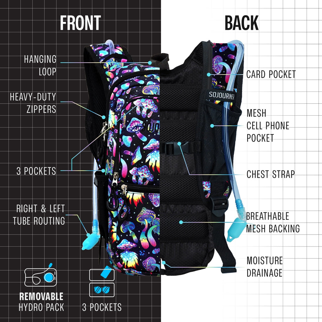 Hydration Pack Backpack (Medium) - Corkscrew Kid