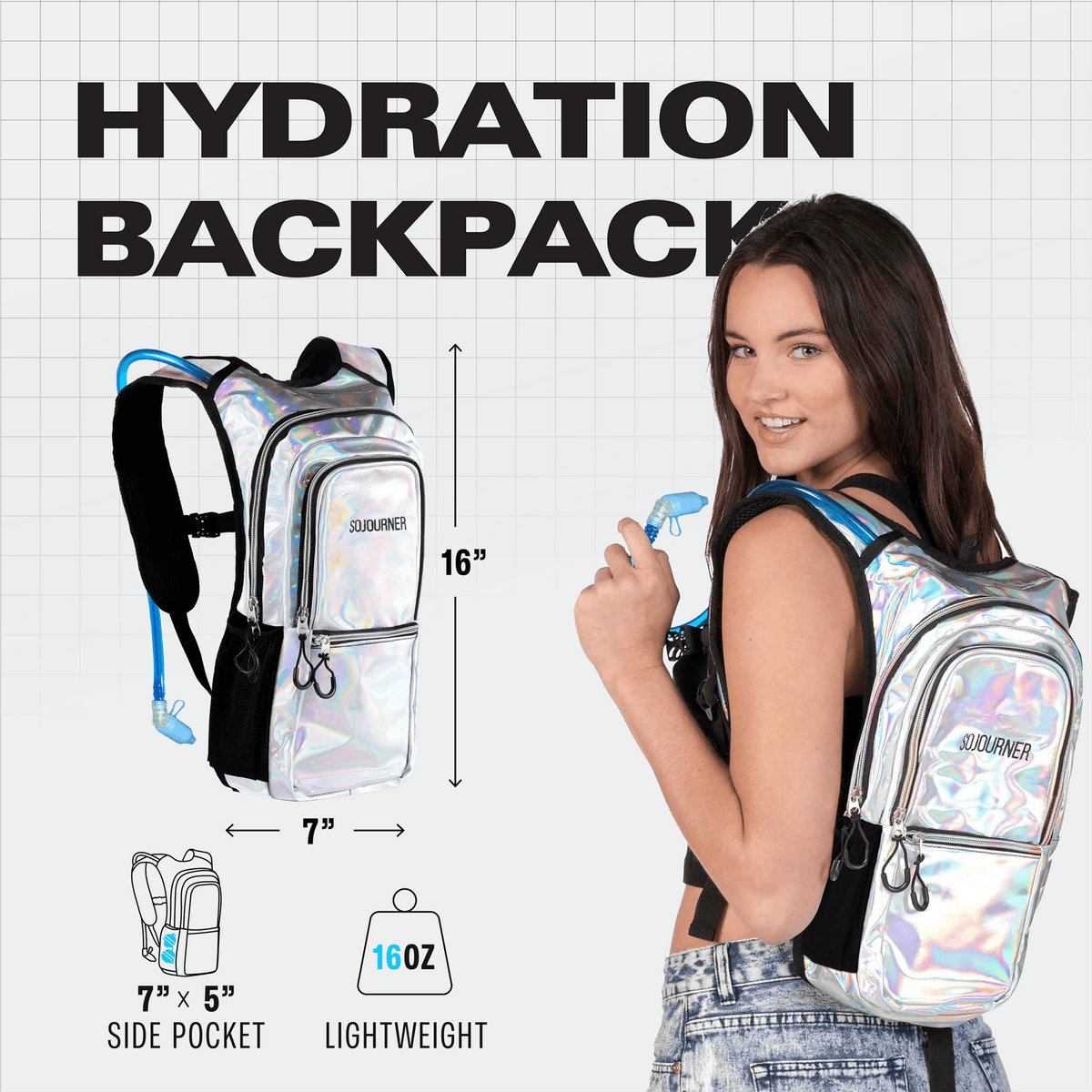 Hydration Pack Backpack (Medium) - Corkscrew Kid