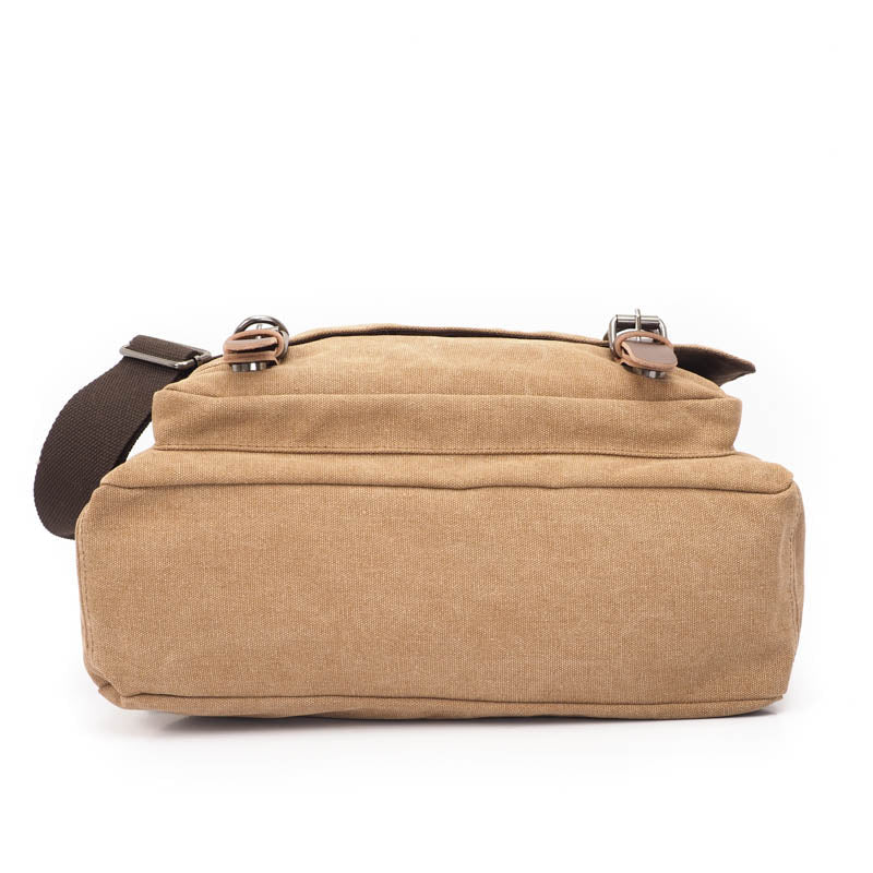 Large Waxed Canvas Messenger Bag - Corkscrew Kid