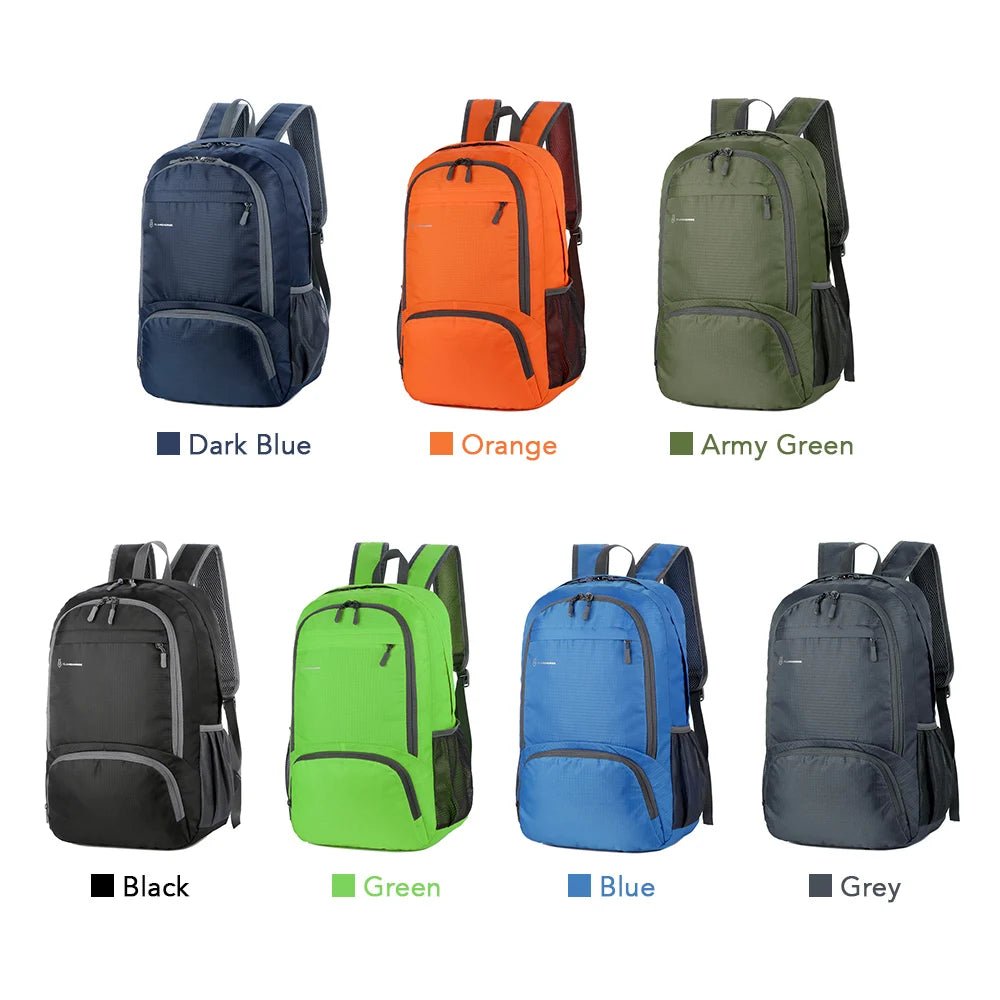 Lightweight Foldable Backpack Men Women Waterproof Packable Backpack Outdoor Travel Hiking Cycling Daypack Camping Shoulders Bag - Corkscrew Kid