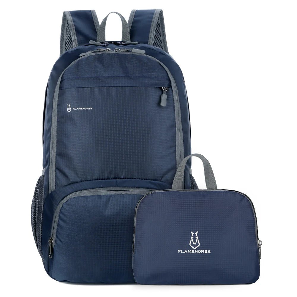 Lightweight Foldable Backpack Men Women Waterproof Packable Backpack Outdoor Travel Hiking Cycling Daypack Camping Shoulders Bag - Corkscrew Kid