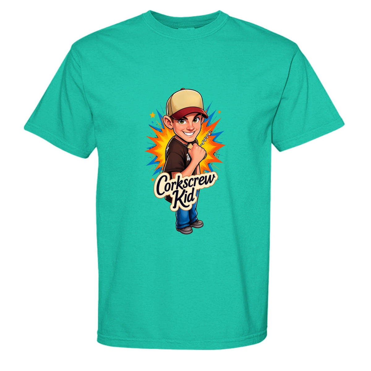 Mascot Tee - Corkscrew Kid