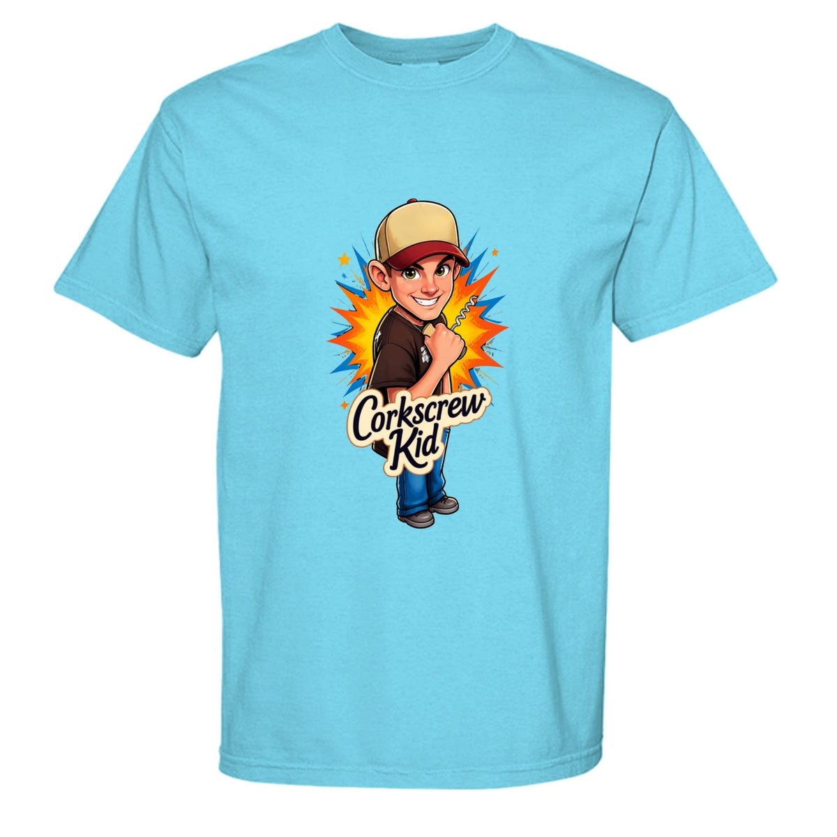 Mascot Tee - Corkscrew Kid