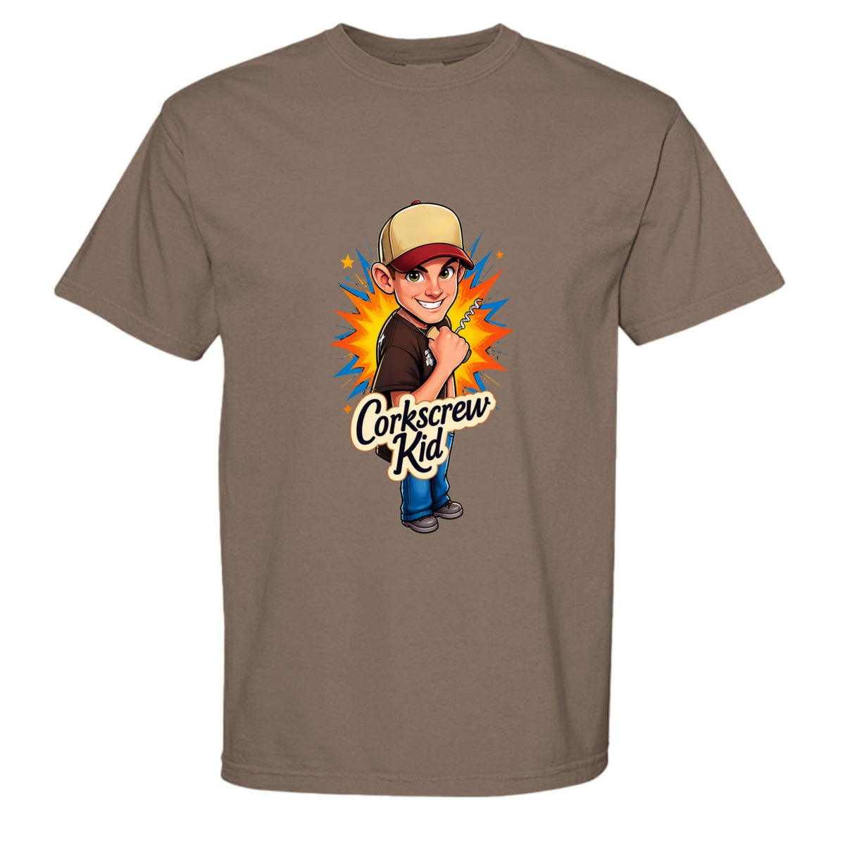 Mascot Tee - Corkscrew Kid