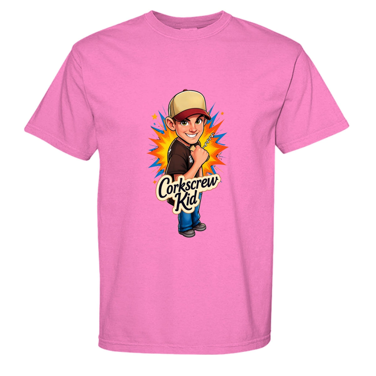 Mascot Tee - Corkscrew Kid