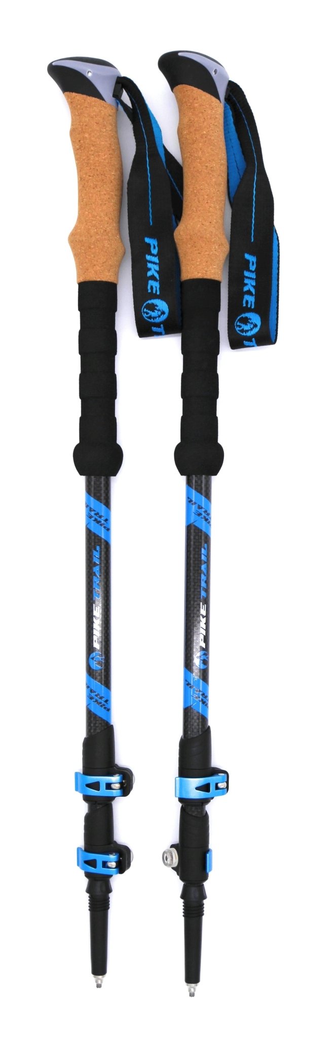 Pike Trail Carbon Fiber Trekking Poles – Lightweight, Adjustable Hiking Poles for Every Adventure - Corkscrew Kid