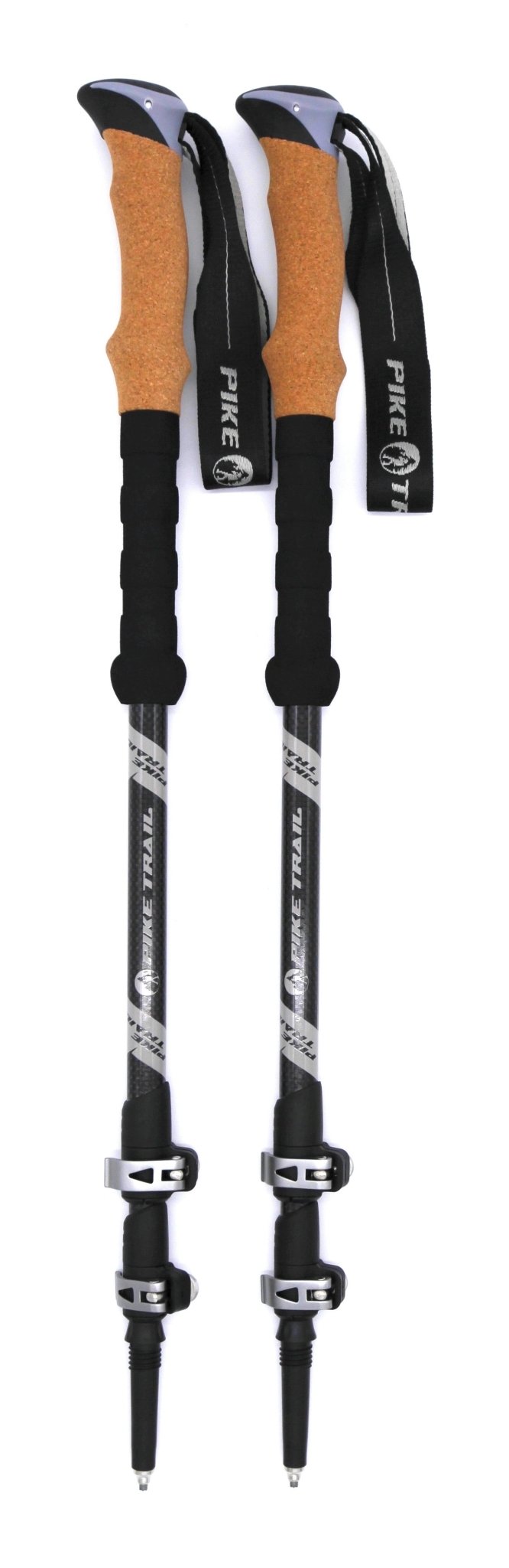 Pike Trail Carbon Fiber Trekking Poles – Lightweight, Adjustable Hiking Poles for Every Adventure - Corkscrew Kid