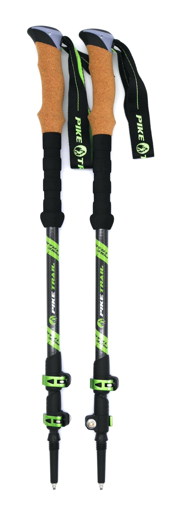 Pike Trail Carbon Fiber Trekking Poles – Lightweight, Adjustable Hiking Poles for Every Adventure - Corkscrew Kid