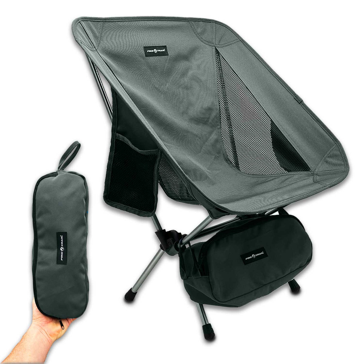 Pike Trail Ultralight Compact Outdoor Camping Tailgate Festival Beach Chair - Corkscrew Kid