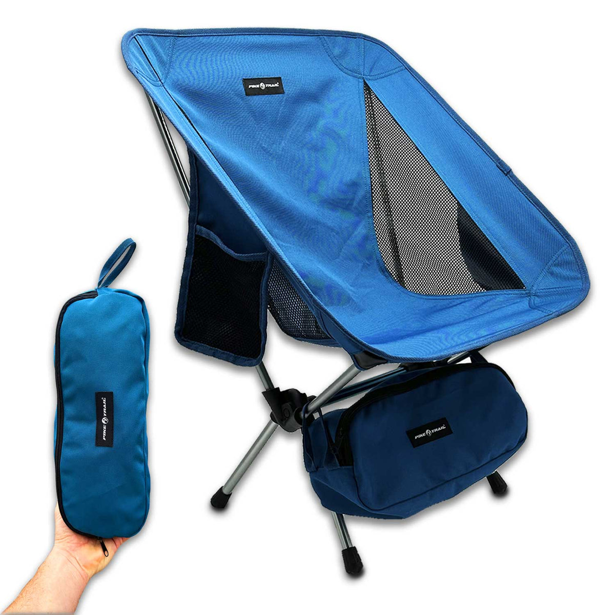 Pike Trail Ultralight Compact Outdoor Camping Tailgate Festival Beach Chair - Corkscrew Kid