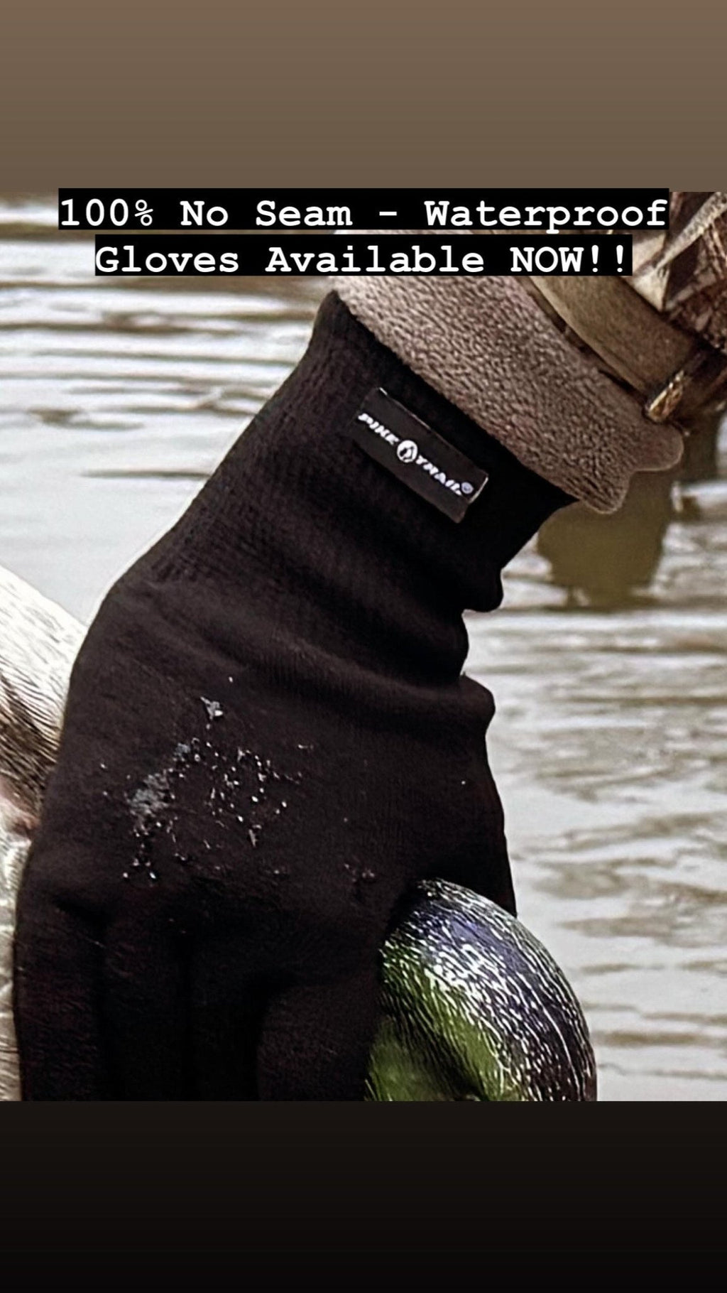 Pike Trail Water Resistance Seamless Gloves - Corkscrew Kid