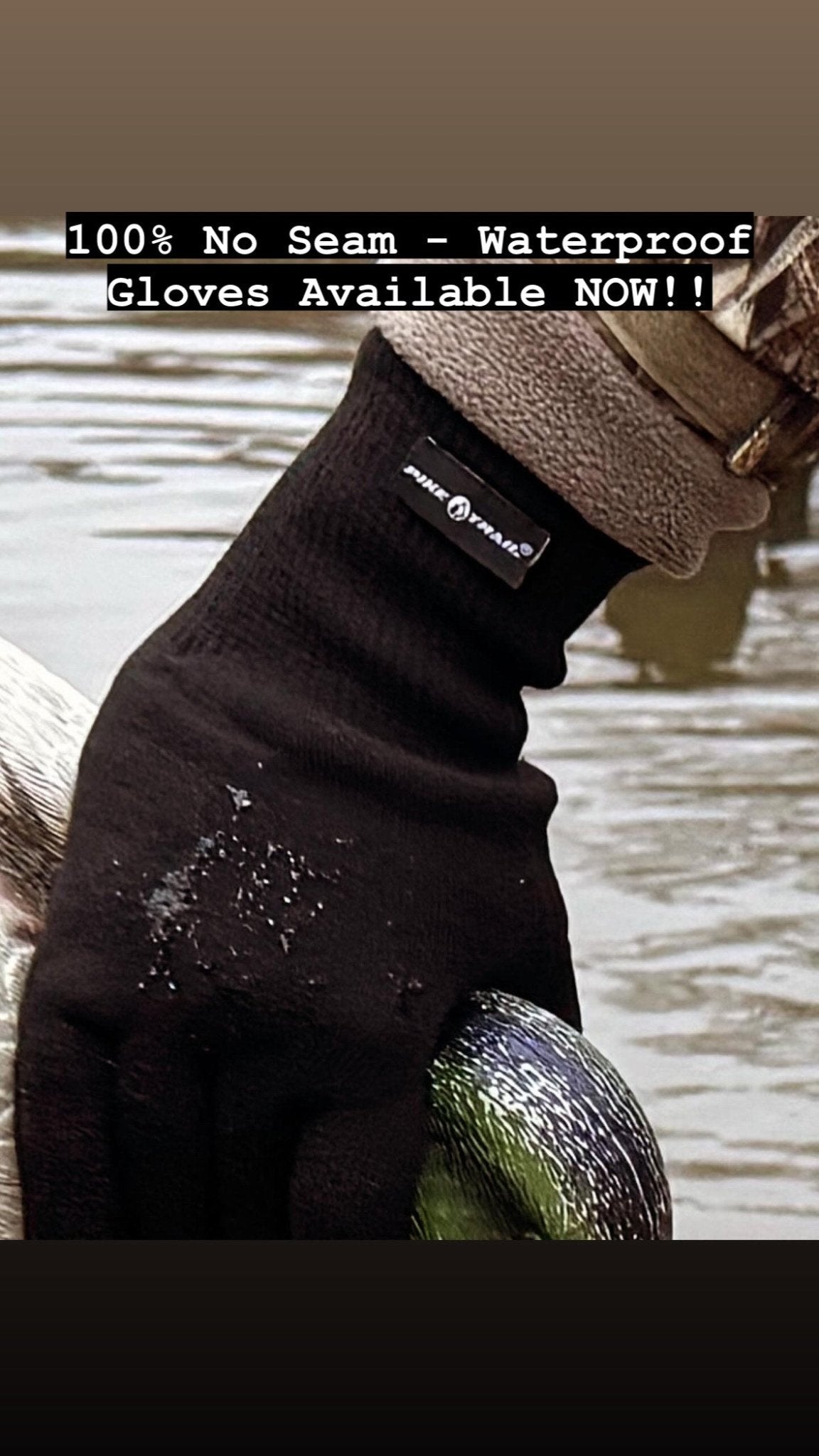 Pike Trail Water Resistance Seamless Gloves - Corkscrew Kid