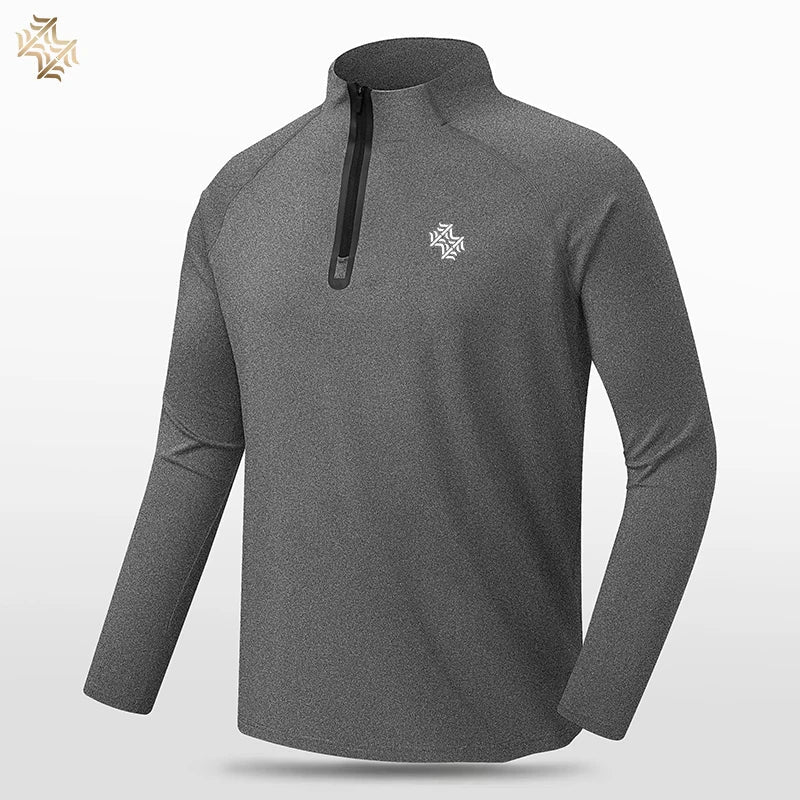 SBWL High quality Mens outdoor hiking golf running breathable Polo shirt Office casual Polo long-sleeved Sports base shirt Tops - Corkscrew Kid