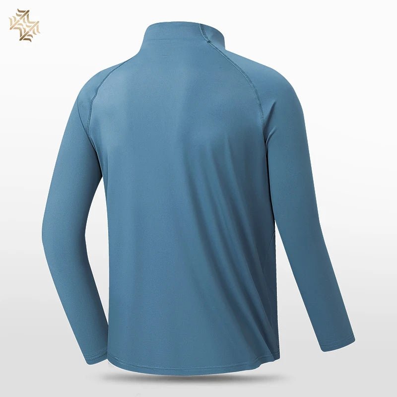 SBWL High quality Mens outdoor hiking golf running breathable Polo shirt Office casual Polo long-sleeved Sports base shirt Tops - Corkscrew Kid