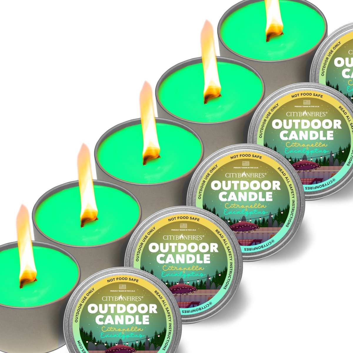 The Outdoor Candle - Citronella and Eucalyptus - Corkscrew Kid