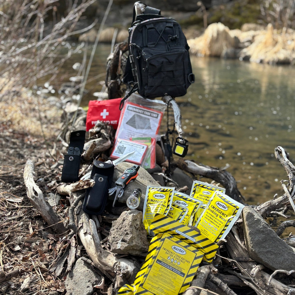 The Safe Trail 'Survive All' Go Bag - Corkscrew Kid