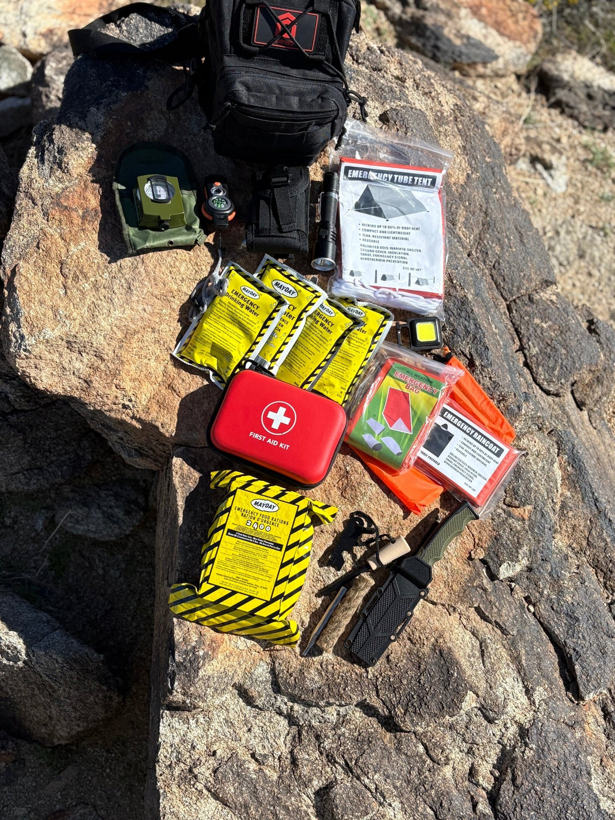 The Safe Trail 'Survive All' Go Bag - Corkscrew Kid