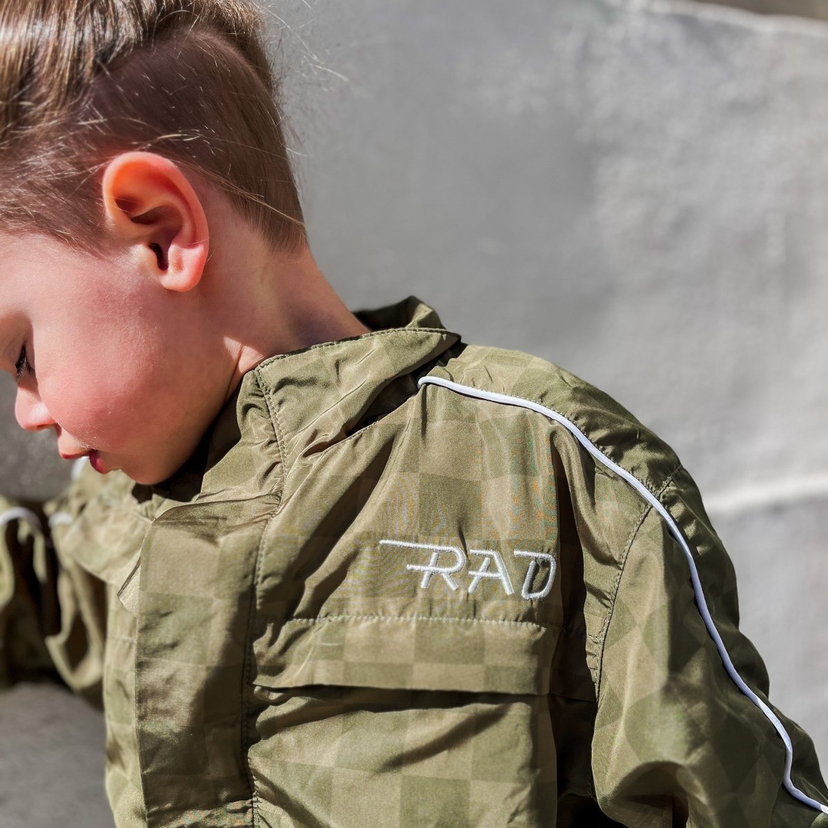THE STORM RIDER WATERPROOF JACKET - ARMY GREEN - Corkscrew Kid