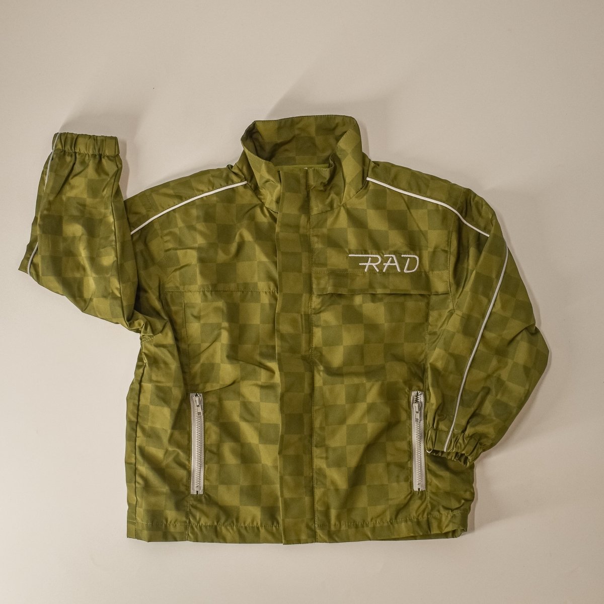 THE STORM RIDER WATERPROOF JACKET - ARMY GREEN - Corkscrew Kid