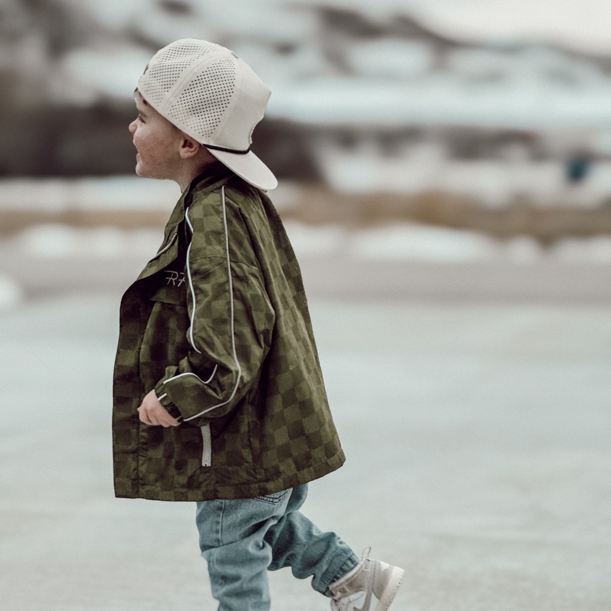THE STORM RIDER WATERPROOF JACKET - ARMY GREEN - Corkscrew Kid