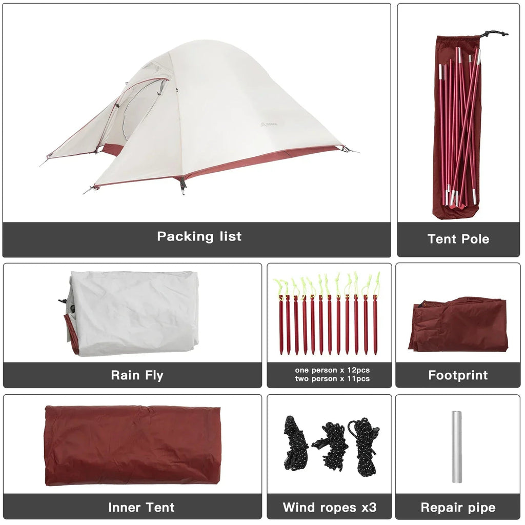 Ultralight Camping Tent Backpack Tent - Corkscrew Kid