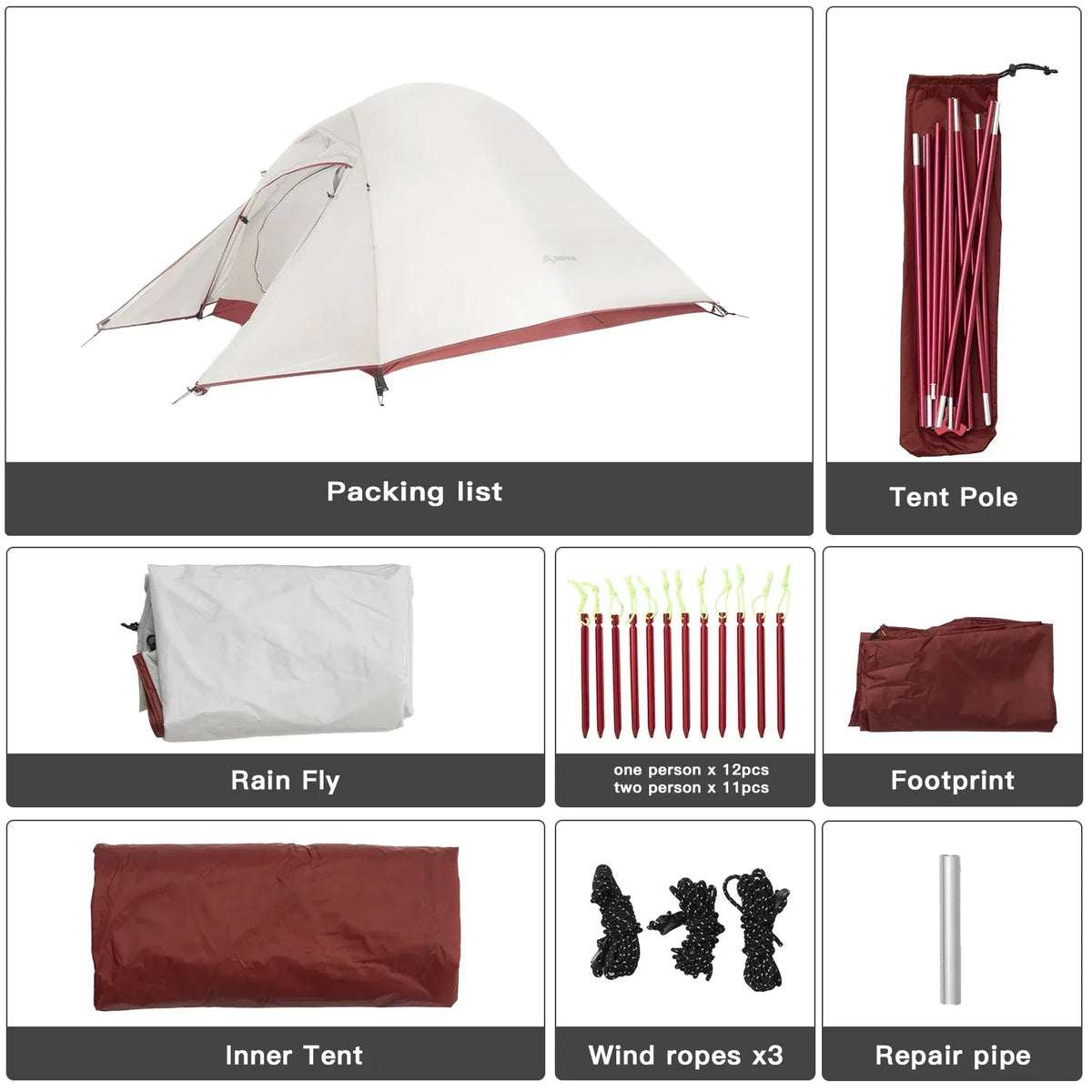 Ultralight Camping Tent Backpack Tent - Corkscrew Kid