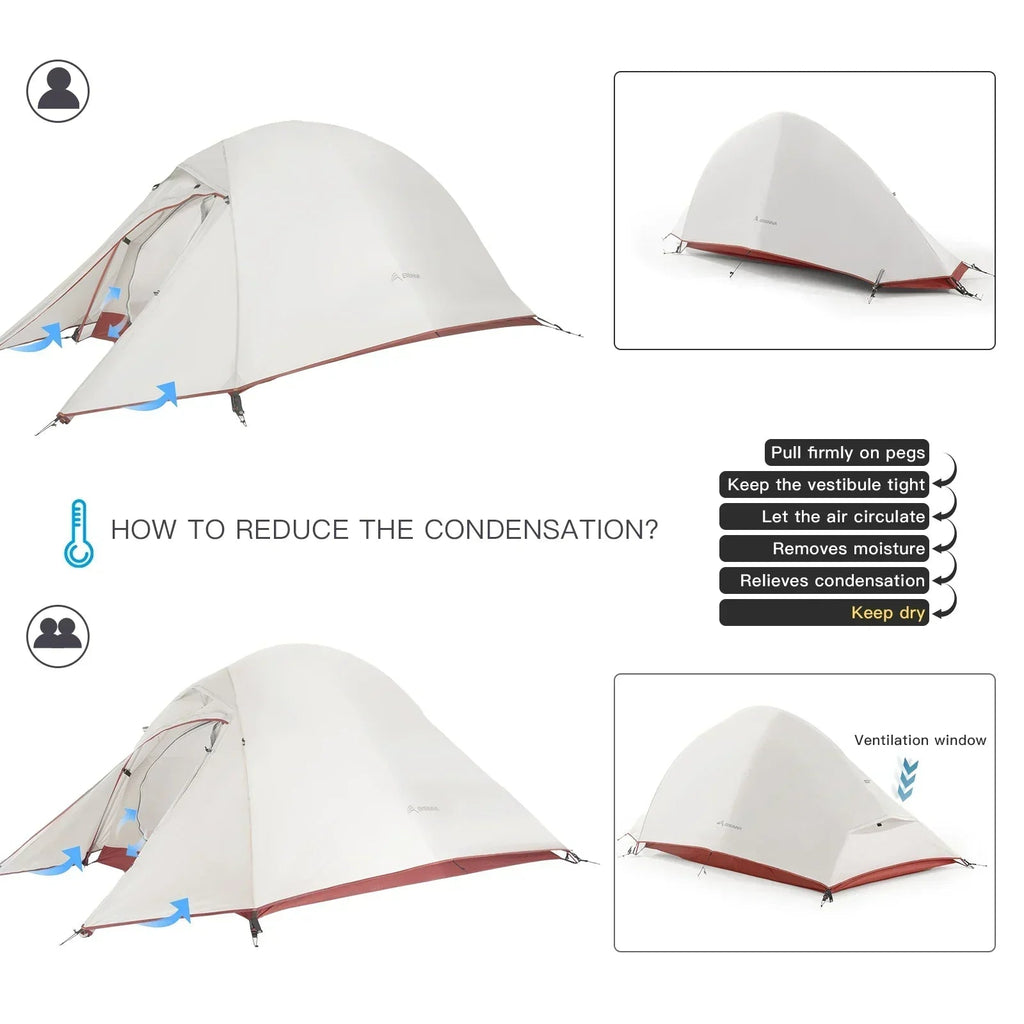 Ultralight Camping Tent Backpack Tent - Corkscrew Kid