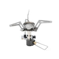 Ultralight Portable Backpacking Gas Stove 7165 BTU Camp Burner Silver - Corkscrew Kid